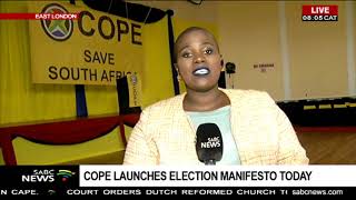 It's all systems go for COPE's election manifesto launch