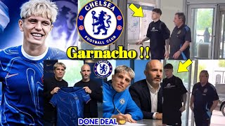 Yes!🔥Garnacho Agrees to Jøin Chelsea After Shøck \