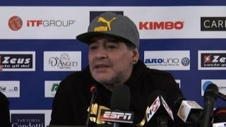 Napoli, torna Maradona: se qui si sogna lo scudetto è grazie a me