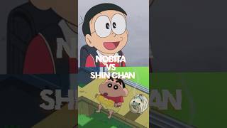 Nobita vs shinchan skill battle 🥶(Dorachan) #shorts #shinchan #nobita #comparison #edit