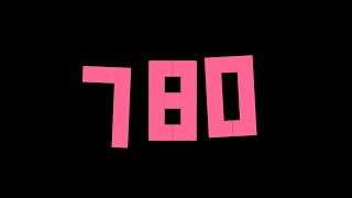 780 Seconds Physics Timer