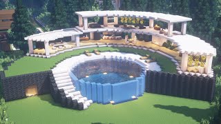 Minecraft Tutorial | Modern House | Gracium - Modern City #25