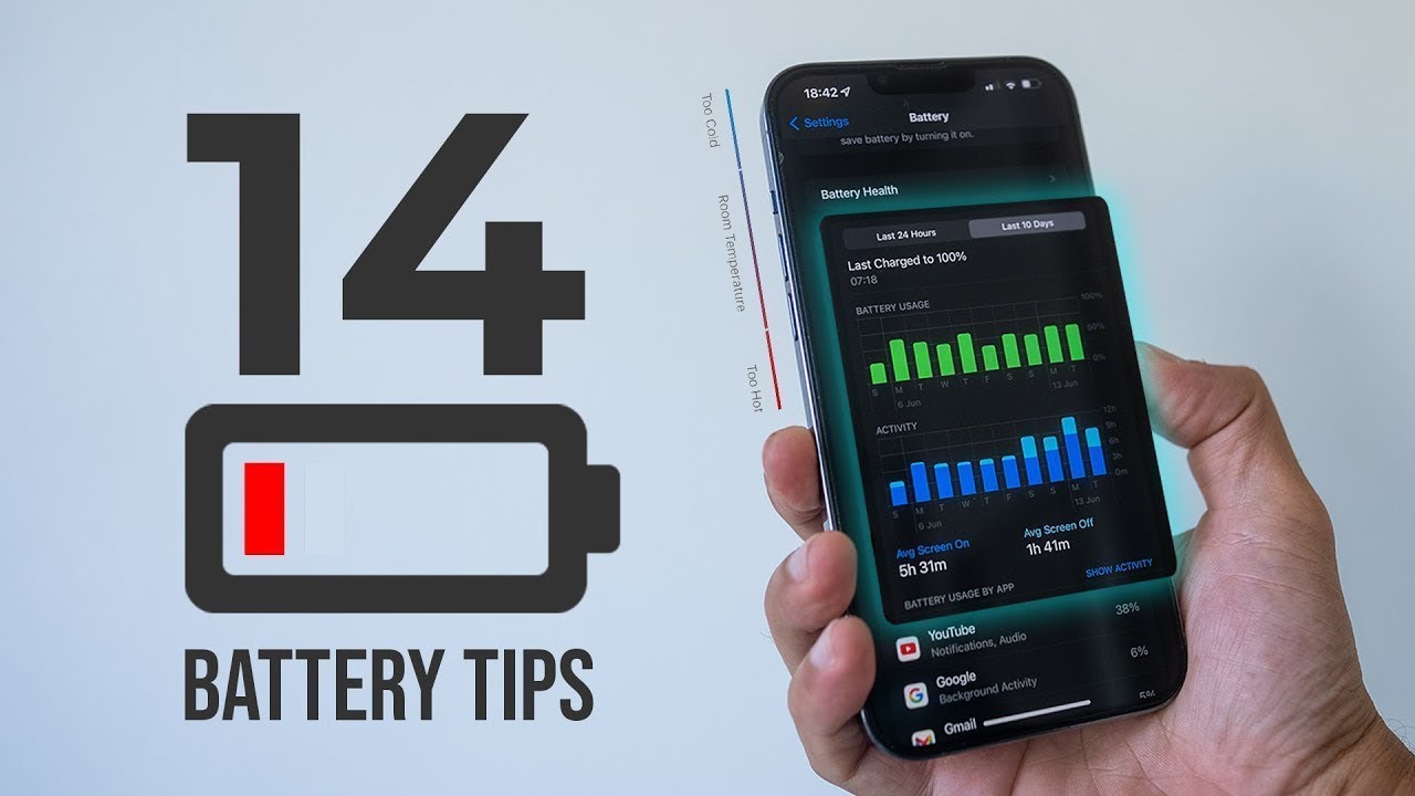 14 Iphone Battery Saving Tips Tricks Youtube