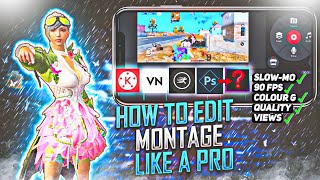 HOW TO EDIT PUBG LITE MONTAGE LIKE A PRO 🔥 PUBG LITE OnePlus,9R,8T,7T,5T,6T,N105G,N100,Nord,NeverSet