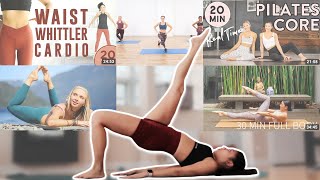 I Tried 5 VIRAL Pilates Workouts | Blogilates, Sarah's Day, Move With Nicole, and more!