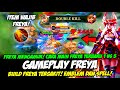 FREYA ITEM BARU❗ EMBLEM FREYA EXP LANE & BUILD FREYA TERSAKIT 2023❗TUTORIAL & GAMEPLAY FREYA TERBARU