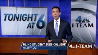 News 4 New York: "I-Team Blind Student Sues College" promo