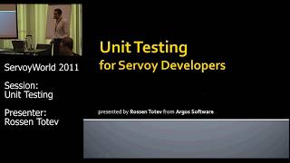 Servoy World: Unit Testing