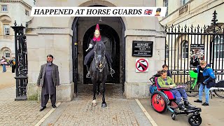 The Touching Moment When the Lady in a Wheelchair Visited the King's Guard at Horse Guards in London