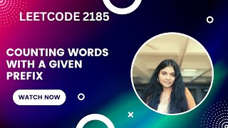 LeetCode POTD: Counting Words with a Given Prefix | Java Solution