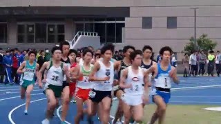 日体大記録会　男子5000m　第28組　2016年4月24日