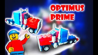 lego optimus prime truck
