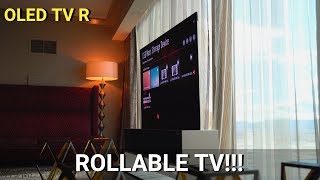 LG OLED TV R: The First Rollable TV!!!