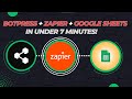 Build a Botpress Chatbot that Syncs Customer Data to Google Sheets with Zapier in Under 7 Minutes!
