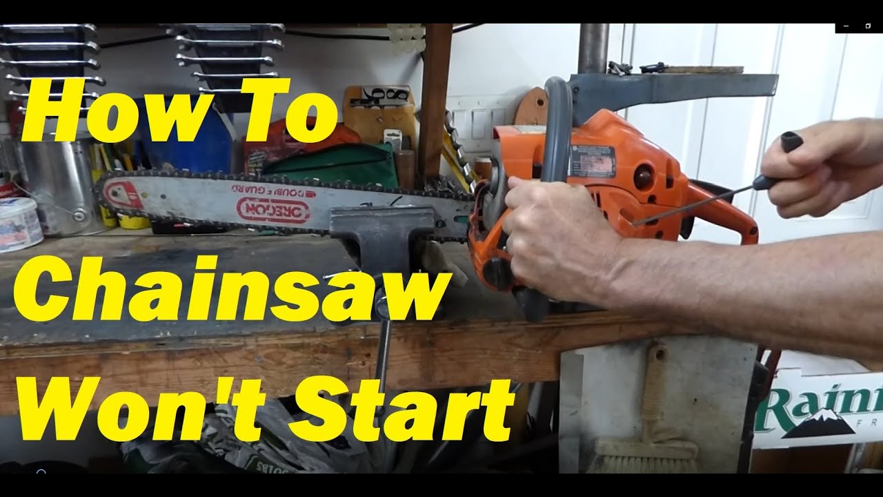 Chainsaw Won T Start What To Look For How To Fix Husqvarna