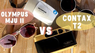 Olympus mju ii VS Contax T2  битва камер