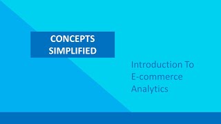 E-commerce Analytics – An introduction