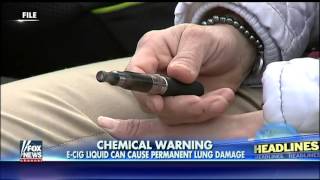 Study: E-cig liquid can cause permanent lung damage