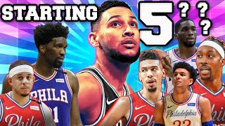 Sixers Lineup PREVIEW | 5 ways Philadelphia 76ers win | Ben Simmons Tyrese Maxey ? | NBA Vlogmas 1