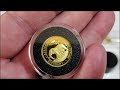 starting a tube of 1 4 ounce gold coins