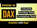 Running Total  or Cumulative Total of Non Date Columns - Power BI DAX Tutorial (29/50)