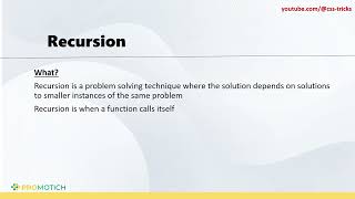 JavaScript Algorithms - 11 Recursion #javascript