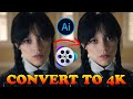 How To Upscale a Normal Video to 4K UHD using AI in One Click - VideoProc Converter AI