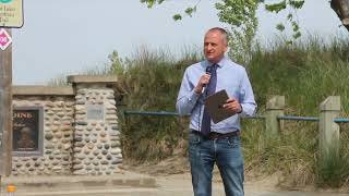 Kinc Record Smart Beach launched at Station Beach, Kincardine, May 25, 2022