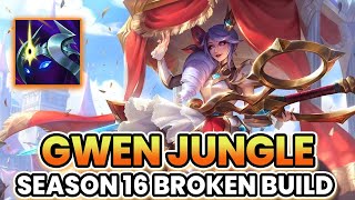 Unstoppable Gwen Jungle | Wild Rift Season 16 Broken Build \u0026 Runes!