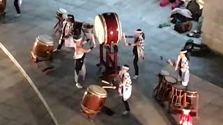 Amazing Japanese Tsukasa Taiko drummers in Nagasaki Japan