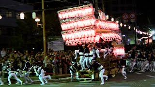 令和元年(2019)10月5日 堺市 深井地区 祭礼 宵宮 灯入れ曳行 by ダンジリJAPAN