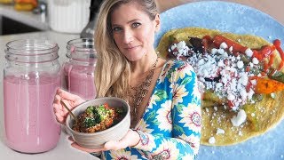 WHAT I EAT IN A DAY | Easy and Cheap Vegan Meals | Thai Fried Rice | Vegan Fajitas | The Edgy Veg