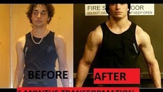 ATF: My 6 months natural body transformation. (before and after)