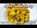 Resep Ayam Kuning Simpel || Lauk Enak Cuma 2 Bumbu Dapur #dailyvlog