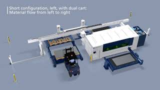 TRUMPF laser cutting: TruLaser 2030 fiber - Flexible automation