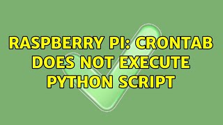 Raspberry Pi: Crontab does not execute python script