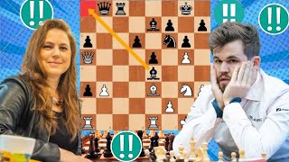 Mistakes Chess Game : 57 By Magnus Carlsen vs Judit Polgár