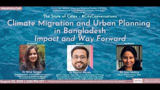 #CityConversations | E34 | Reazul Ahsan | Climate Migration & Urban Planning in Bangladesh | Live