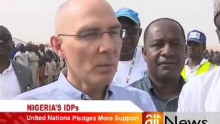 Volker Turk visits Bakasi IDPs Camp Maiduguri