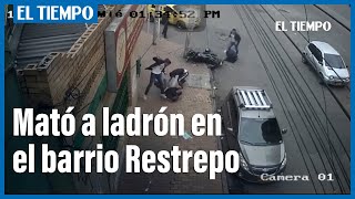 Impactante pelea en la que hombre asesinó a presunto ladrón en Bogotá | El Tiempo