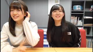 ２０１９年４月５日（金）２じゃないよ！坂本真凛 ｖｓ 岡本彩夏