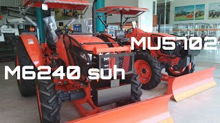 เคยเห็นแต่ในคลิปเจอตัวจริงแล้วรถไถคูโบต้าMU5702-M6240suh