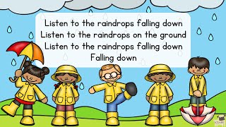 Music: Listen To The Raindrops, Vocal Music Education, Children Singing Choir Songs Spring Rainy Day