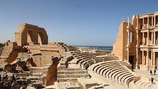 Libya: Images of the ruins of the Roman citadel of Sabratha