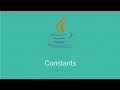 Java tutorials for beginners: Constants