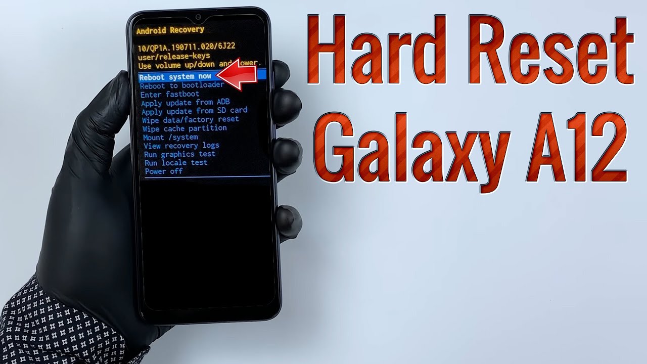 Hard Reset Galaxy A12 | Factory Reset Remove Pattern/Lock/Password (How ...