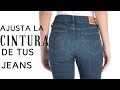 ESTRECHAR LA CINTURA DE TUS PANTALONES 2 METODOS FACILES.  | MUY FÁCIL DIY