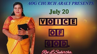 உன் பாதைகளில் வெளிச்சம் பிரகாசிக்கும்.|Voice of God|Rev.L.Sukirtha|Aog Church Araly|Jaffna Sri Lanka