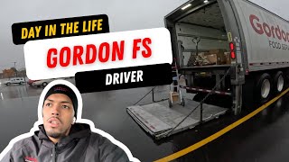 Day in the Life of a Gordon Food Service delivery driver (Rainy day) in 2024