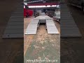 Low Bed Semi Trailer with Hydrolic/hydraulic Ramp